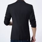 Mens/Men Formal Suit Blazer Coat Business Button Slim Fit Jacket Coat Tops