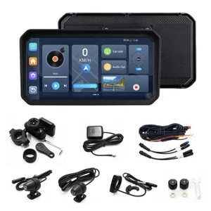 6"" Android 14 Moto GPS 4G Navegación Inalámbrica CarPlay Android Cámara Automática TPMS - Imagen 1 de 20