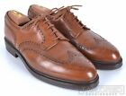 CROCKETT & JONES Pembroke Brown Grain Leather Wingtip Shoes - UK 9.5 / US 10.5