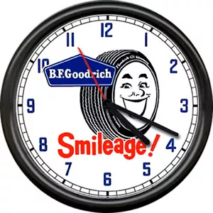 BF Goodrich Tires Service Advertising Auto Tire Store Dealer Sign Wall Clock - Picture 1 of 1