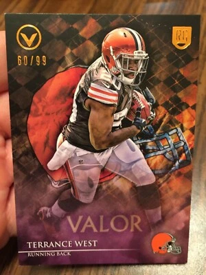 TERRANCE WEST 2014 TOPPS VALOR #115 BROWNS ROOKIE INSERT RC /99! TOWSON TIGERS!! - Image 1 of 2