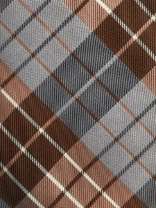 STAFFORD  Signature  NWOT Multicolor Plaid Silk Tie  59½" X 3" - Picture 1 of 6