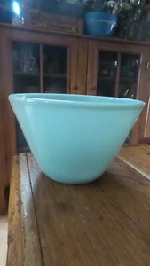 Vintage FIRE-KING MIXING BOWL Blue, 8-1/2", 6" Tall, Delphite, Azurite - Picture 1 of 2