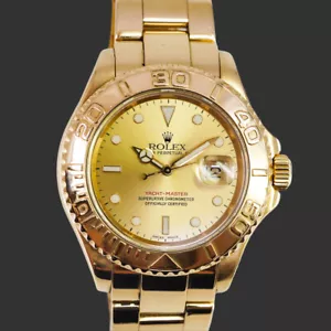 Rolex Yacht-Master 16628B 18ct Yellow Gold 40mm - In Box #66290 - Picture 1 of 18