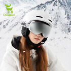 Qunature Ski Goggles Anti-Fog Windproof Comfortable UV Protection Ski Goggles