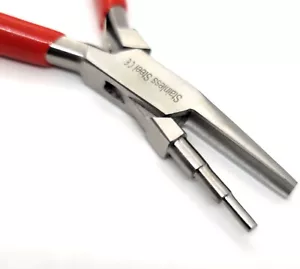 Forming Pliers 3 Step Three Round Nose & Concave Pliers for Wire Bending Looping - Picture 1 of 5