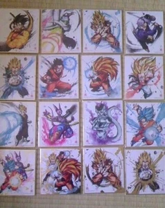dragon ball z super shikishi art part 1 16 complete set sheet gokou - Picture 1 of 1