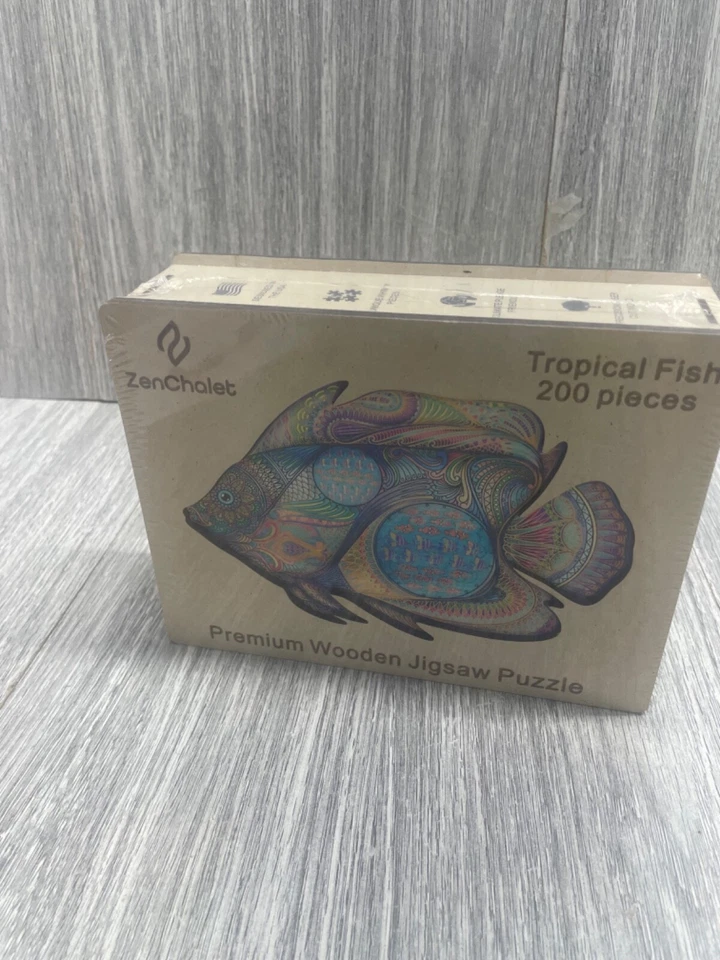 ZenChalet Puzzles TF200 Tropical Fish 200 Piece Wooden Puzzle