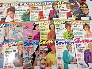 Sew News Magazine Lot Vintage 1990s Fashion 1994 1996 1997 1999 - Imagen 1 de 12