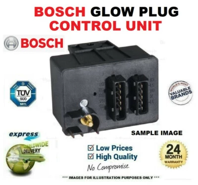 BOSCH GLOW PLUG TIMER RELAY for VW TRANSPORTER / CARAVELLE Bus 1.6D 1981-1987 - Image 1 of 4