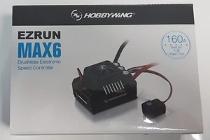 HOBBYWING XERUN 160A MAX6 SENSORLESS  1/8TH 1/5TH ESC 8S - Picture 1 of 3