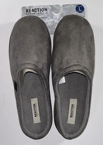 KENNETH COLE Reaction Memory Foam Comfort Slipper Indoor/Outdoor Size L Gray NEW - Picture 1 of 6
