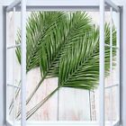 Künstliche Palmenblätter 52 cm grün Kunststoff Kunstfern Cycas Hausgarten) UK