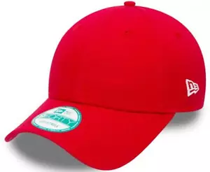New Era Scarlet Red Rojo Blank strapback 940 9Forty Ajustable Curved Cap Gorra - Imagen 1 de 1