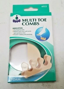 Oppo Multi Toe Combs to prevent overlapping toes [6022] 2 Pack (Pack of 4) - Picture 1 of 1