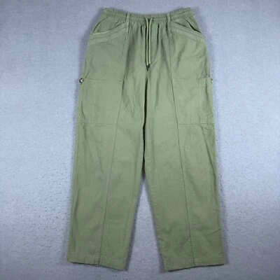 7 Для всего человечества женщин зеленый грузовой брюки M высоты утилиты Y2K хлопок - Изображение 1 из 4