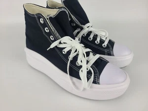 Size 10 - Converse Chuck Taylor All Star High Move Black White 568497C - Picture 1 of 16