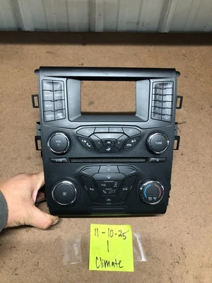 13-16 FORD FUSION RADIO HEATER AC CLIMATE CONTROL SWITCH PANEL BEZEL ds7t-18e243 - Image 1 of 4