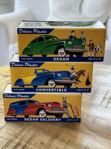 Dimestore Dreams Deluxe Plastic Toy Cars Sedan, Sedan Delivery, Convertible 1:43 - Picture 1 of 9