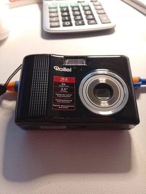 Rollei Compactline 130 10.0MP Digitalkamera - Schwarz - Bild 1 von 4
