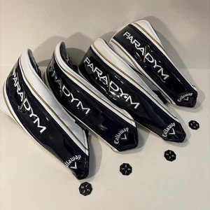 (4) Callaway Paradym/Paradigm Headcovers (3) Holz, (1) Hybrid. Unbenutzt. - Bild 1 von 8