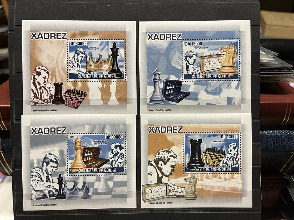 Chess / Xadrez -  Stamps Timbres  MNH**  WB - Image 1 of 1