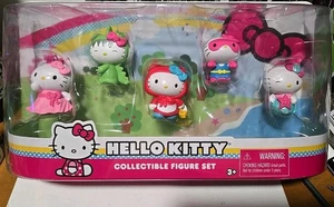Hello Kitty Sammelfiguren 5er Set (Sanrio 2016) - NEU, VERSIEGELT - Bild 1 von 4