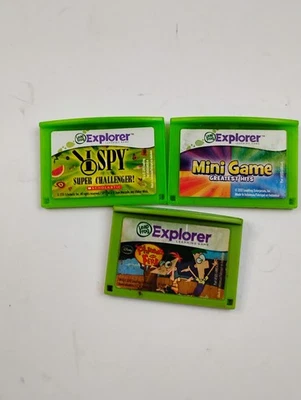 3 Leap Frog LeapPad Explorer Learning Games Leap Pad - Image 1 of 2