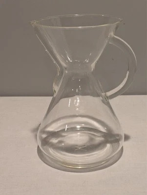 Chemex Pour-Over Glass Coffeemaker - Glass Handle Series - 8 cup. EUC. - image 1 of 4