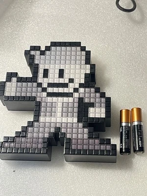 PDP Pixel Pals Fallout Vault Boy Pip Black White Light Up LED Figure Fall OutV15 - Image 1 of 4