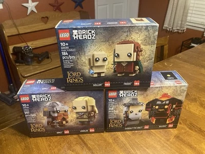 Lego Brickheadz 40630 40631 40751 Gandalf Balrog Frodo Gollium Gimli Legolas BNS Foto 1 de 3