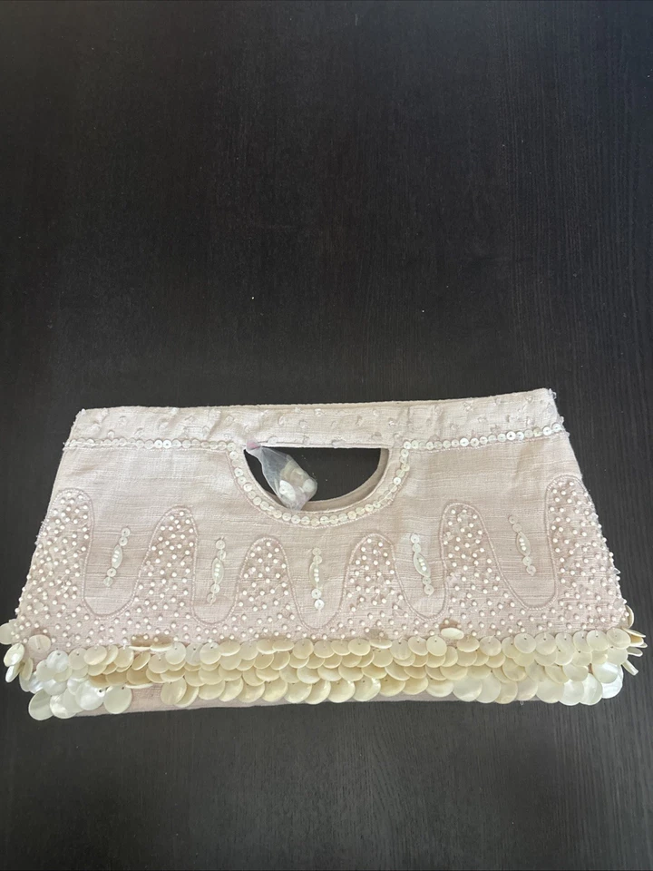 Moyna粉色贝壳单肩包 — 第 1/3 张图片