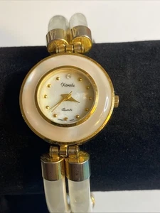 Vintage Xanadu Bangle Watch – Quartz Cuff Bracelet Watch – Gold Tone New Battery - Picture 1 of 8