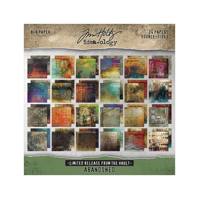 Original Tim Holtz ABANDONED  8x8 Paper Stash - From The Vault - NEW - Image 1 of 4