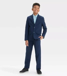 Boys' Suit Jacket - Cat & Jack™ Navy Blue Size 8 - Picture 1 of 3