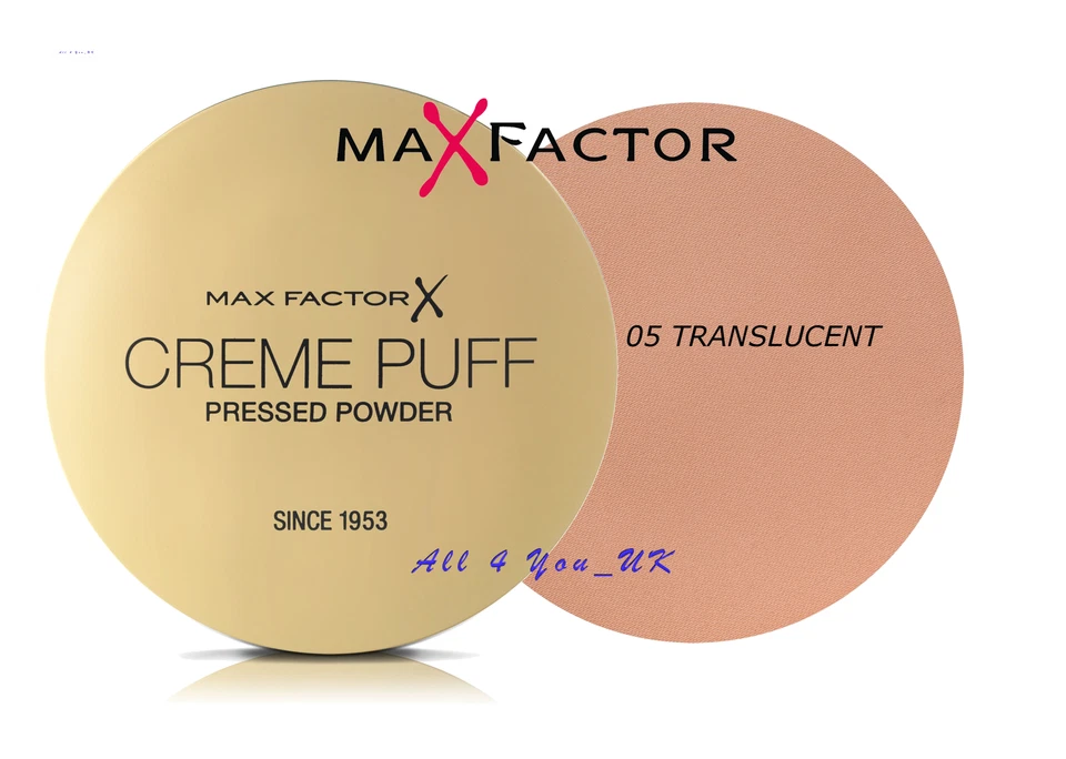 Max Factor Creme Puff Compact Powder -  05 Translucent - Image 1 of 1