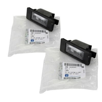 2x ORIGINAL Opel Kennzeichenleuchte ASTRA J Sports Tourer ZAFIRA C 13590043 - Bild 1 von 2