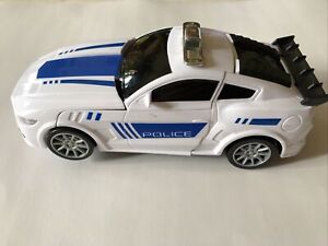 Bootleg Transformers Motorized Lights  and Talking Sirens Sounds Police Car