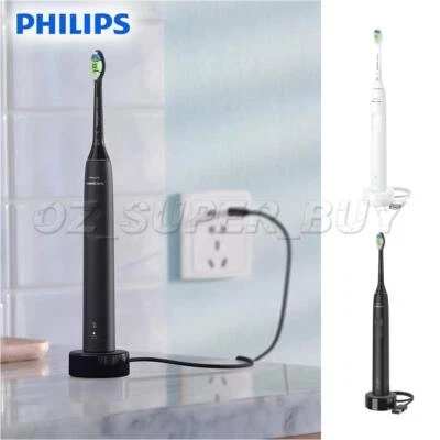 Philips Sonicare 3100 Range Black and White Toothbrush HX3676/34 2 Packs set AU - image 1 of 4