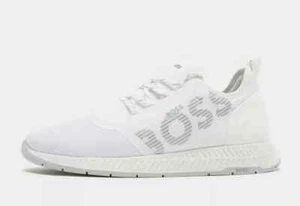Hugo Boss Titanio Entrenadores Blanco-Reino Unido 12 Tenis-Nuevas-100% Genuinas-Precio de venta sugerido por el fabricante 170 GBP - Imagen 1 de 7