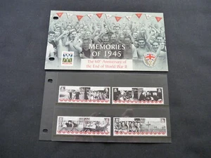ISLE OF MAN PRESENTATION PACK. 2005 END OF WORLD WAR 2. SG 1208 - 1215. MNH - Picture 1 of 1