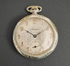Beautiful Antique Art Deco Keyless Pocket Watch