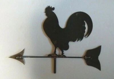 Rooster Weathervane Metal Roof Garden Yard Wall  Decor - Image 1 of 2