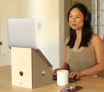 Soporte ergonómico para portátil Lapaloft® ecológico Foto 1 de 4