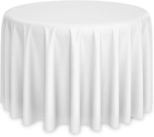 Lann's Linens - 120" Round Premium Tablecloth for Wedding/Banquet/Restaurant - P - Picture 1 of 6