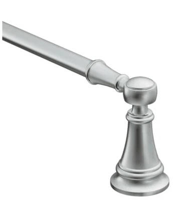 Moen YB8418CH Weymouth 18 дюймов одинарный полотенцесушитель, 18 дюймов, хром *ПОТЕРТОСТИ* - Изображение 1 из 4