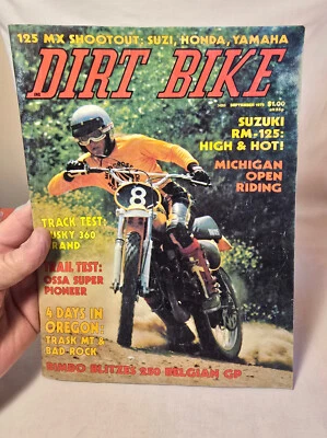 Dirt Bike September 1975 Vintage Motocross MX 125 Shootout Suzuki Honda Yamaha - Image 1 of 4