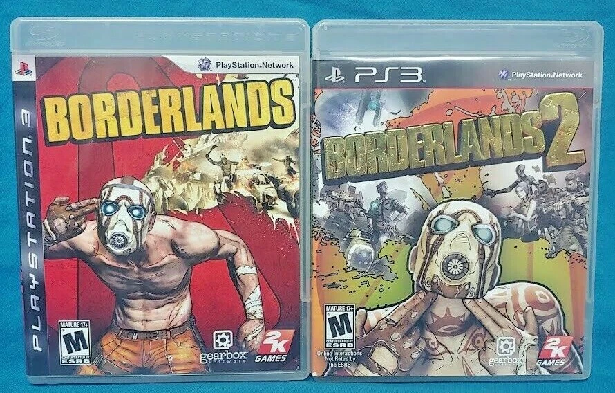 Borderlands 1 + 2 Game Lot Sony PlayStation 3 PS3 Working Complete Tested - Image 1 of 1