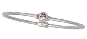 Cape Cod Inspired October Birthstone Jewelry Sterling Silver Bracelet Size 6.5 - Picture 1 of 1