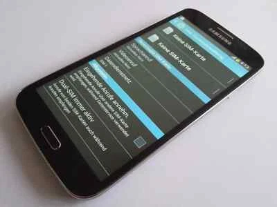 SAMSUNG GALAXY MEGA GT-I9152 DUAL SIM 8GB BLACK NEUW.+OVP+EXTRAS+RECHNUNG - Bild 1 von 2